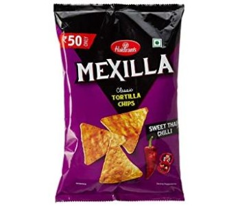 HALDIRAM MEXILLA TORTILLA CHIPS SWEET-THAI-CHILLI NACHOS